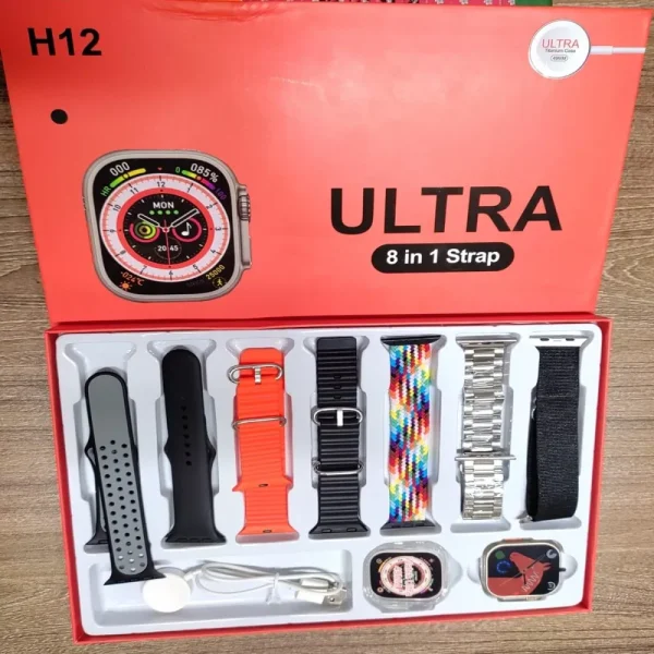 HH12 Ultra 2.04 Inch 49mm Smart Wireless Charging Watch Desi Shopping